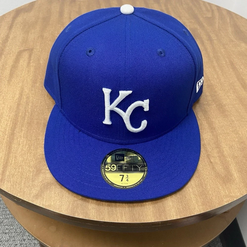 Kansas City Royals 7 3/4‎ New Era Authentic On-Field 59FIFTY Fitted Hat cap MLB